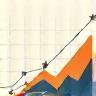 Performance and Growth icon with an upward trending chart